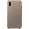 Image de Apple - Leren Hoesje - iPhone Xs Max - Beige