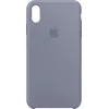 Image de Apple Siliconen Back Cover voor iPhone XS Max - Lavendel Grijs