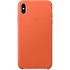 Image de Apple - Leren Hoesje - iPhone Xs Max - Oranje