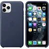 Image de Apple - Leren Hoesje - iPhone 11 Pro - Midnight Blue