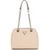 Image de GUESS Schoudertas Handtas Giully Dome Satchel Light Beige