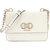 Image de GUESS schoudertas Salinge Flap Crossbody Bag Cream White crème