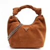 Image de GUESS Leren schoudertas Isotta Hobo Bag Cognac Lichtbruin