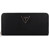 Image de GUESS portemonnee Laurel II SLG Large Zip Around Wallet Black zwart