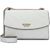 Image de GUESS schoudertas Phoebe Convertible Xbody Flap Bag Cream White Logo crème