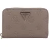 Image de GUESS portemonnee Cresidia II SLG Zip Around Wallet Dark Taupe Logo