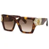 Image de Philipp Plein SPP135M 0752 AVANA SCURA LUCIDA 55/17/135 Vrouw Zonnebrillen