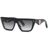 Image de Philipp Plein SPP177 Nero lucido 58/15/140 WOMAN Zonnebrillen