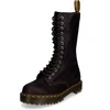 Image de Dr. Martens dameslaarzen met veters donkerbruin