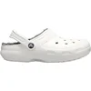Image de Crocs Classic Lined Clog - Volwassenen - Clogs - Wit/Grijs - Maat 36/37