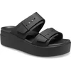 Image de Crocs Brooklyn Low Wedge Sandalen Zwart EU 41 Vrouw