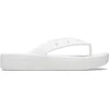 Image de Crocs - Classic Platform Flip Slippers White - Maat 41-42