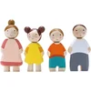 Image de TENDER LEAF Poppenfamilie - The Leaf - 4 Stuks - Hout - 3 Jaar