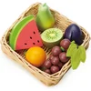 Image de TENDER LEAF Marktdag - Mandje Met Fruit - 15,5X15,5X5,5Cm - Hout - 3 Jaar