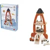 Image de TENDER LEAF Transport - Cosmic Rocket Set - 38,5X27X48Cm - Hout - 3 Jaar