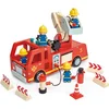 Image de TENDER LEAF Transport - Brandweerwagen - Met Accessoires - Hout - 3 Jaar