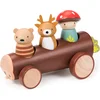 Image de TENDER LEAF Preschool - Taxi Bosdieren - Met 3 Dieren - Hout - 18 Maanden