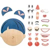 Image de Tender Leaf Toys Puzzel ''hoe Gaat Het?'' Gezicht Hout 32-delig