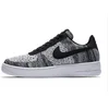 Image de Nike Air Force 1 Flyknit 2.0 - Black/Pure Platinum - Maat 41