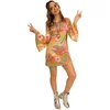 Image de Amscan Verkleedjurk 60's Groovy Baby Dames Polyester 2-delig Mt M
