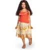 Image de DISNEY - MOANA, Kostuum Jurk Moana/Vaiana Deluxe, Maat M (7-8 jaar), Meisjes