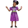 Image de DISNEY HALLOWEEN, Spooky Witch jurk Minnie Classic Peuter, Maat S (5 - 6 jaar)