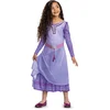 Image de DISNEY - WISH, Asha jurk Deluxe, Maat M (7-8 jaar), Meisjes
