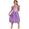 Image de DISNEY Prinses - TANGLED, Rapunzel jurk Classic, Maat M (7-8 jaar), Meisjes