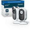 Image de Arlo Essential3 2K beveiligingscamera voor binnen - 2 IP-Camera's