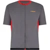 Image de Oakley Apparel Point To Point Korte Mouw Wielertrui Grijs XS Man