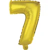 Image de Amscan Folieballon Cijfer 7 35 Cm Goud