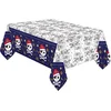 Image de Amscan Tafelkleed Piraten 180 X 120 Cm Papier Wit/donkerblauw