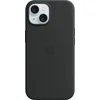 Image de Apple Siliconenhoesje met MagSafe geschikt voor iPhone 15 - Black