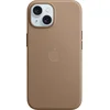 Image de Apple FineWoven Case with MagSafe geschikt voor iPhone 15 - Taupe