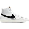Image de Nike Blazer Mid '77 Dames Sneakers - White/Black-Sail - Maat 38.5