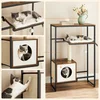 Image de Kattenboom   Met opbergruimte   Vintage bruin