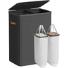 Image de SONGMICS Wasmand met twee compartimenten - 170 liter - hoogte 75 cm - uitneembare binnenzakken - LCB813B01