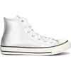 Image de Converse Chuck Taylor All Star Hi Sneakers Dames - Leren Sneaker - Zilver - Maat 36,5