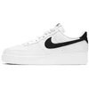 Image de Nike Nike Air Force 1 Low '07 White Black Pebbled Leather - Sneakers - Unisex - 100