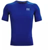 Image de Under Armour UA Heatgear Armour Compressie Short Sleeve Heren Sportshirt - Blauw