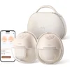 Image de eufy Baby S1 Pro Draagbare Borstkolf - Borstkolven - Verwarmingstechnologie voor meer comfort - Draagbare Oplaadhouder - App-bediening - Gepersonaliseerd Slim Ritme