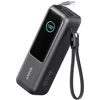 Image de Anker PowerCore 25K Powerbank 25.000mAh - 165W - 3x 100W USB-C Poorten - Zwart - Ingebouwde Intrekbare Kabels - Real-Time Smart Display - Vliegtuigvriendelijk Ontwerp