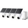 Image de eufy SoloCam E42 4 - Cam Kit - 4K PTZ beveiligingscamera outdoor - HomeBase S380 - 360° pan/tilt - AI-tracking - Zonne-energie - 16TB opslag