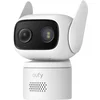 Image de eufy Beveiliging Bedrade Cam C31 - Wit - Kantelbare Beveiligingscamera - Binnen en Buiten - Duale Antenne - Kleurennachtzicht - Lokale Opslag - Geen Maandelijkse Kosten - IP66 - Waterdicht - AI Mens/Voertuig/Huisdierdetectie - 24/7 Continue Opname