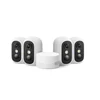 Image de eufy Security eufyCam C35 4-Cam Kit, Wit, Draadloze Beveiligingscamera Voor Buiten en Binnen, Magnetische Bevestiging, Kleurennachtzicht, Lokale Opslag, Geen Maandelijkse Kosten, IP67, Gezichtsherkenning, Ondersteunt Zonnepaneel