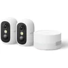 Image de eufy Security eufyCam C35 2-Cam Kit, Wit, Draadloze Beveiligingscamera, Voor Buiten en Binnen, Magnetische Bevestiging, Kleurennachtzicht, Lokale Opslag, Geen Maandelijkse Kosten, IP67, Gezichtsherkenning