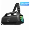 Image de soundcore Boom 2 Pro van Anker - Buitenspeaker - 140W - 2+2 kanalen - BassUp 2.0 - 20 uur speeltijd - Snelladen - IP68 waterdicht - RGB-verlichting - Powerbank - Bluetooth 5.3 - Draagbaar voor buiten