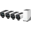 Image de eufyCam S3 Pro Beveiligingscamera 4-Pack + HomeBase 3 - Security Camera System - 4K Resolutie - AI Bewegingdetectie - Nachtzicht - Weerbestendig - Draadloos