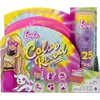 Image de Barbie Color Reveal Barbie HCD26 - Color Reveal Totally Neon Fashions Doll with Yellow Highlighted Brunette Hair and 25 Surprises, Includes Colour Changing,