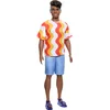 Image de Barbie Fashionistas Ken pop - Met shirt en korte broek